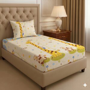 Serene Single Elastic Fitted